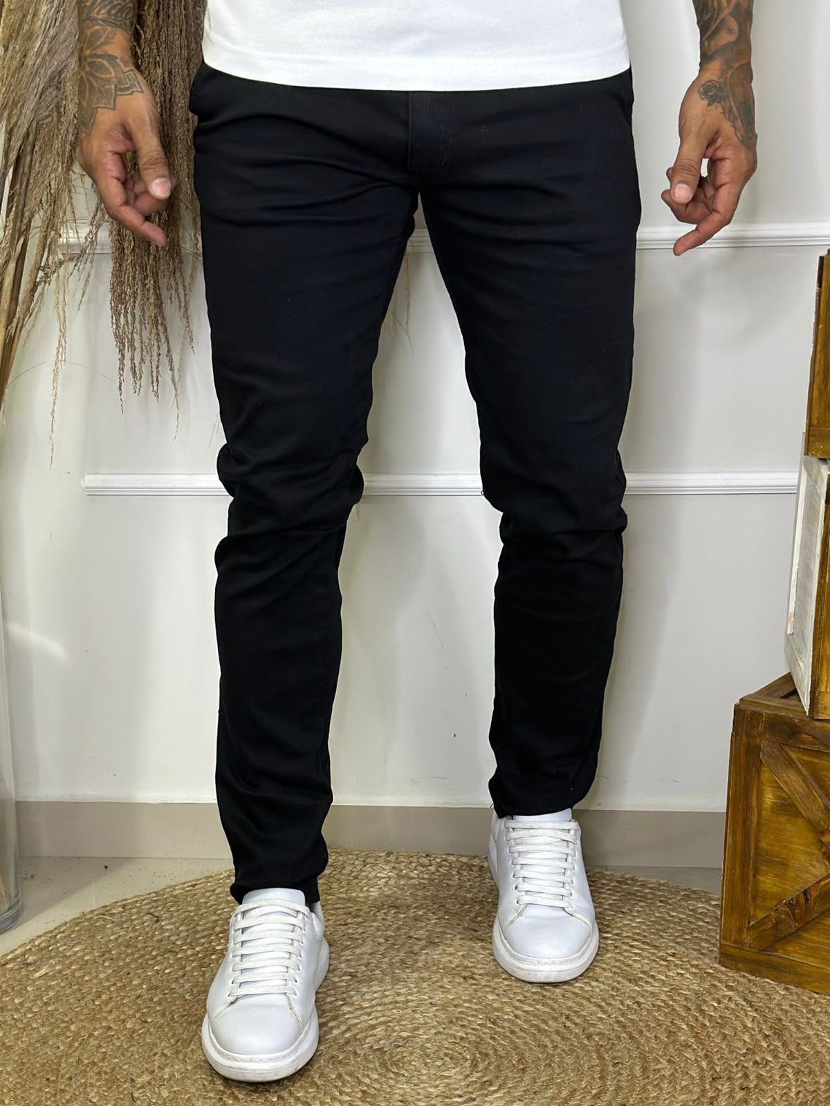 JEANS NERO PREMIUM – COMFORT E STILE CON TESSUTO DI ALTA QUALITÀ